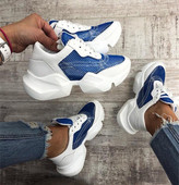 Modern női tornacipő három színű eco bőrből