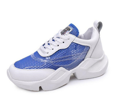 Modern női tornacipő három színű eco bőrből