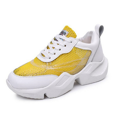 Modern női tornacipő három színű eco bőrből