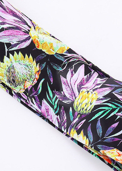 Virágmintás női fürdőruha két részből