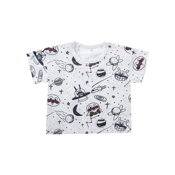 Napi gyerek póló fiúknak fekete-fehérben, rátéttel