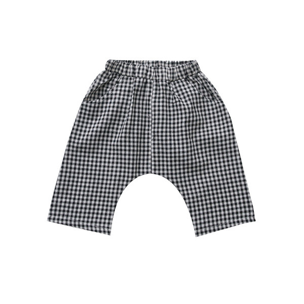Új modell kockás gyerek nadrág fiúknak
