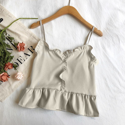 Maieu elegant de damă cu bretele subțiri în mai multe culori