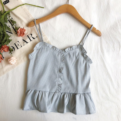 Maieu elegant de damă cu bretele subțiri în mai multe culori