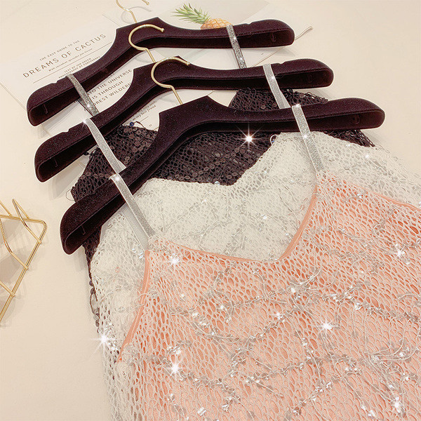 Flitterdíszítésű női felső, három színben