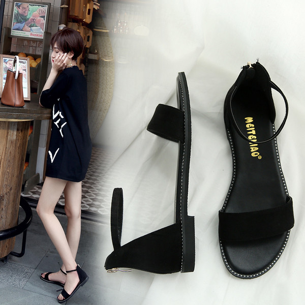 Női alacsony szandál két színben