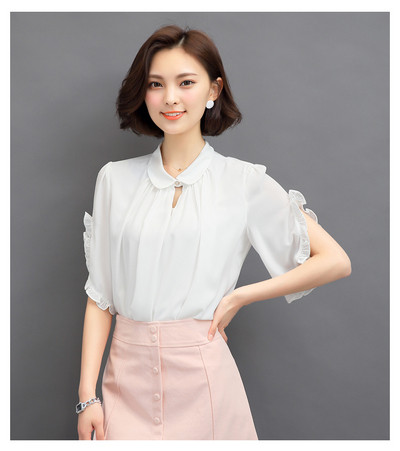 Stílusos női sifon ing 3/4-es ujjal, öt színben