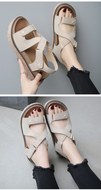 Alkalmi női szandál két színben - fekete és bézs