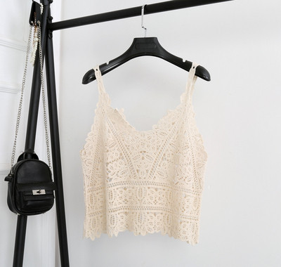 Stílusos női csipke felső, vékony pántokkal, többféle színben