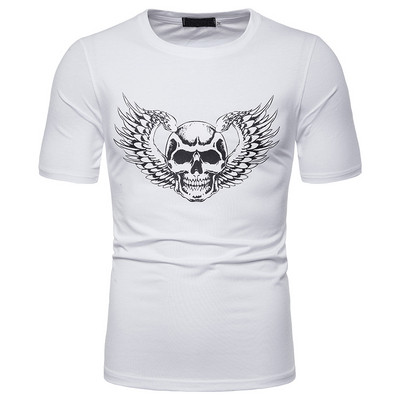 Alkalmi férfi póló rátéttel, három színben