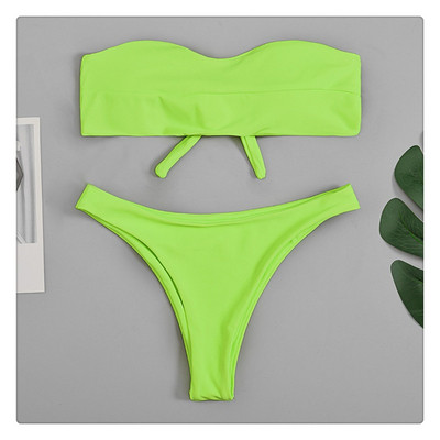 Κομψό μοντέλο γυναικέιο μαγιό σε πράσινο χρώμα