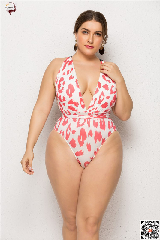 Costum de baie complet modern, cu decolteu adânc și mărimi până la 5XL