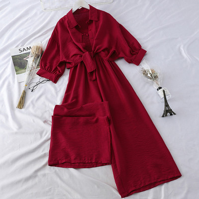 Μοντέρνα Γυναικεία ολόσωμη φόρμα με ζώνη σε διάφορα χρώματα