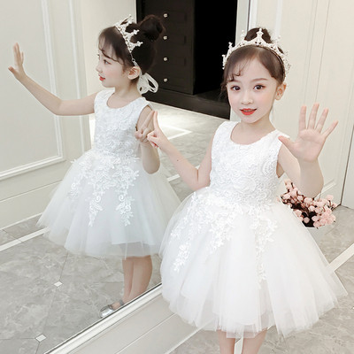 Rochie eleganta pentru copii pentru fete in trei culori cu dantela