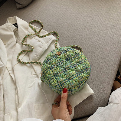 Geanta mica de dama eleganta cu forma rotunda in mai multe culori