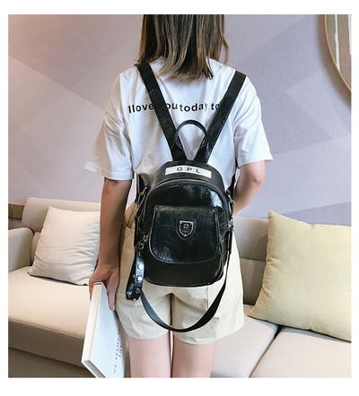 Rucsac de damă de zi cu zi cu mâner lung în patru culori