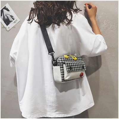 Geanta de umar dama in carouri de zi cu zi in mai multe culori