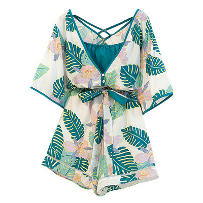 Salopetă scurtă modernă pentru femei, cu mărimi până la 4XL