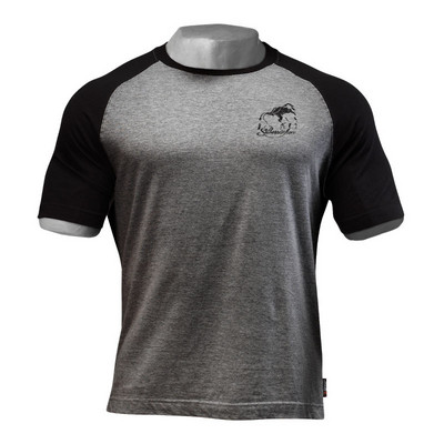 Tricou casual barbatesc cu aplicatie in mai multe culori