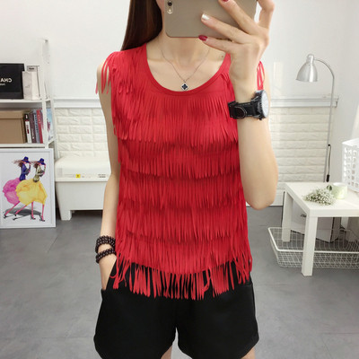 Maieu modern de dama cu franjuri in mai multe culori