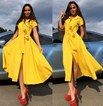 Model modern de croi rochie de dama cu curea in mai multe culori