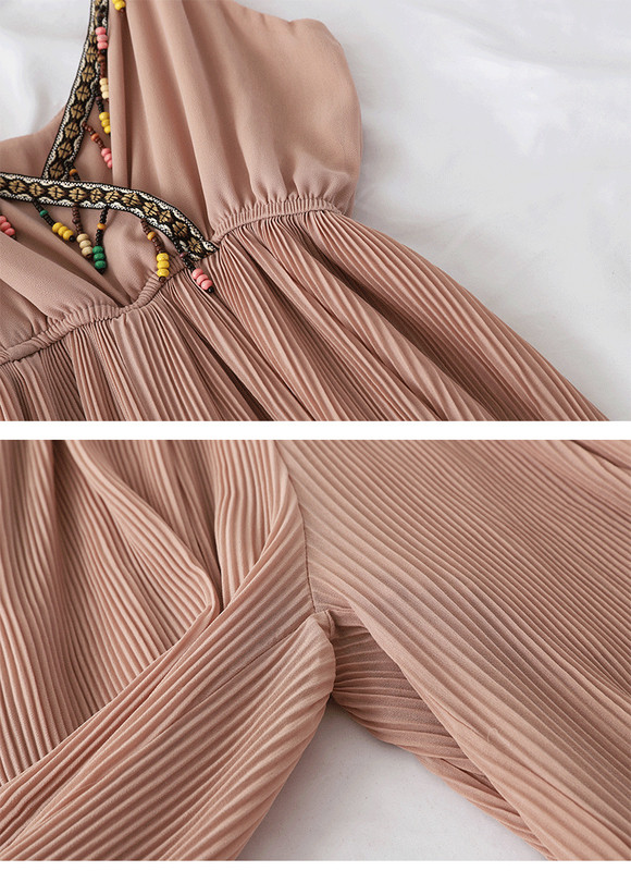 Salopeta de dama moderna model larg in negru si roz