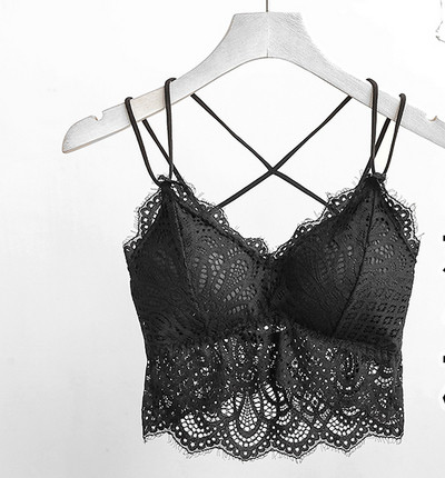 Női csipke mellszobor keresztpántokkal, többféle színben