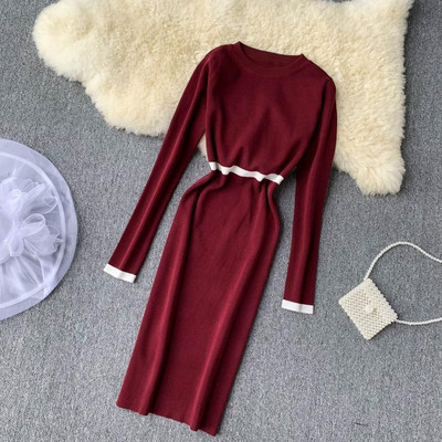 Rochie casual dama Model subtire de tricotat subtire in mai multe culori