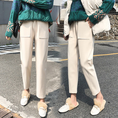 Pantaloni casual dama in doua culori – model drept