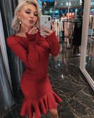 Rochie de dama de toamna cu maneci lungi in mai multe culori