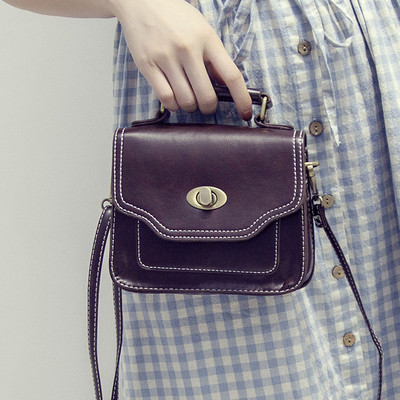 Geanta casual dama din piele ecologica cu maner lung in diferite culori