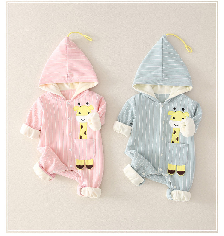 Νέο μοντέλο βρεφική σαλοπέτα  με τσέπη και εφαρμογή για αγόρια και κορίτσια