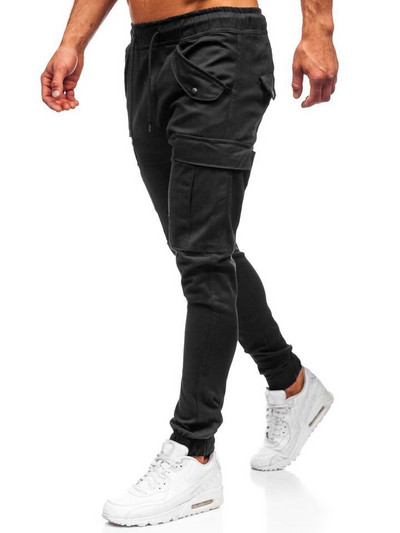 Pantaloni sport barbati cu buzunare in trei culori