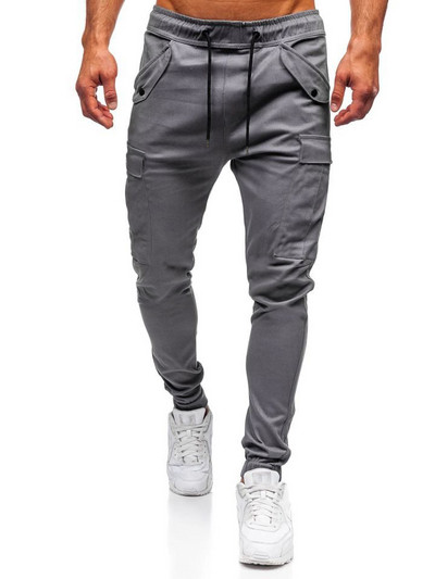Pantaloni sport barbati cu buzunare in trei culori