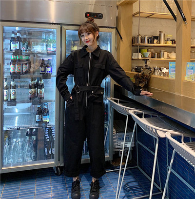 Γυναικεία casual ολόσωμη φόρμα με φερμουάρ σε τρία χρώματα