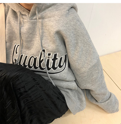 Hanorac zilnic de damă în mai multe culori cu inscripție