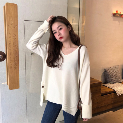 Bluza larga dama cu nasturi in trei culori