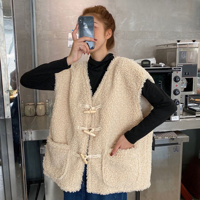 Vesta casual dama cu nasturi si buzunare