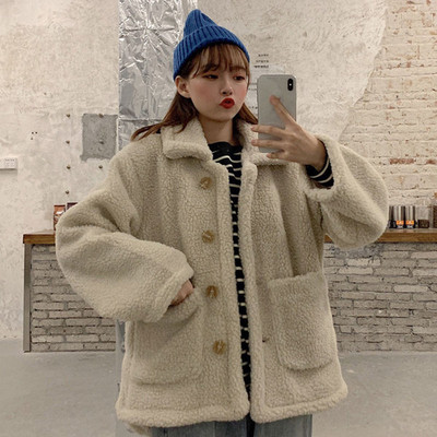 Palton de dama model larg cu nasturi si buzunare