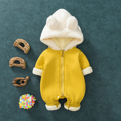 Βρεφική ολόσωμη φόρμα με φερμουάρ σε διάφορα χρώματα