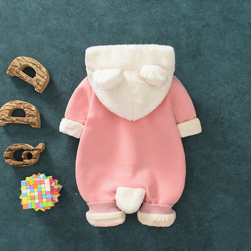 Βρεφική ολόσωμη φόρμα με φερμουάρ σε διάφορα χρώματα