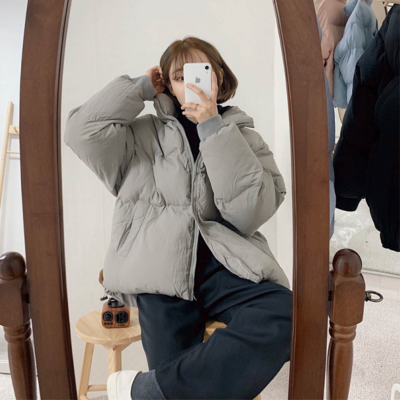 Καθημερινό χειμερινό γυναικείο παλτό με ψηλό γιακά σε πέντε χρώματα