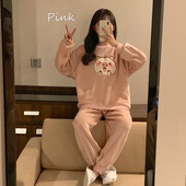 Pijamale de dama moderne in trei culori cu imprimeu