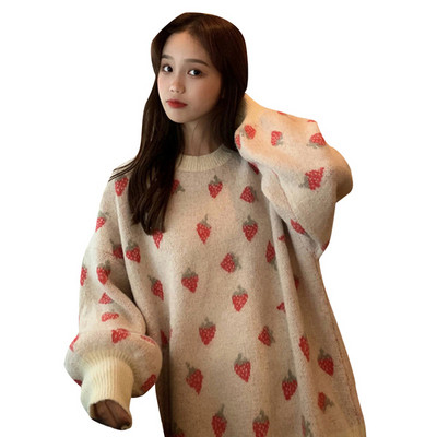 Női modern széles pulóver három színben