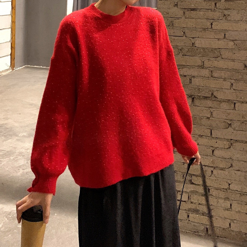 Modern női blúz három színben, ovális nyakkivágással