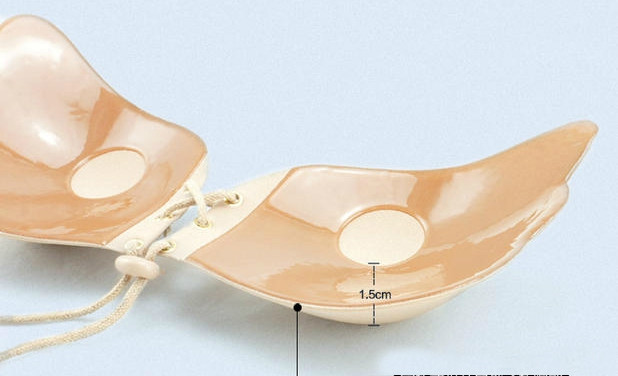 Σουτιέν - κόλλα, στράπλες - μπεζ και μαύρο