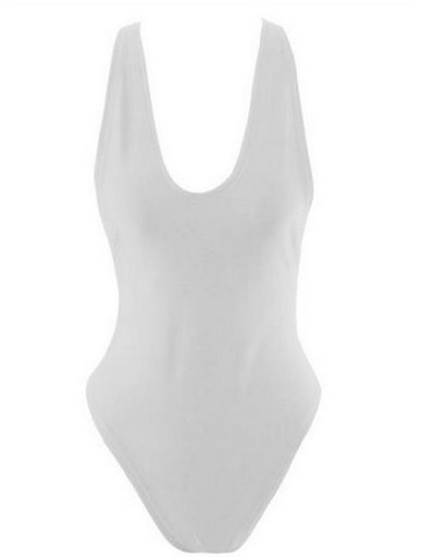 Σέξι Maillot - όλα σε ένα γκρι και μαύρο έκδοση