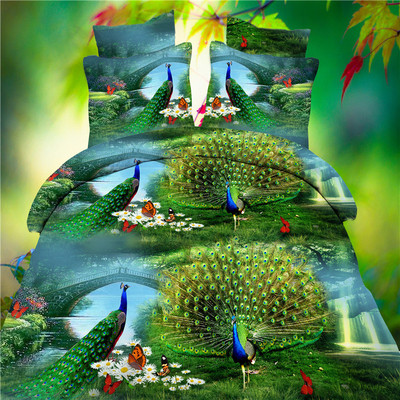 Много стилно спално бельо в различни цветове и шарки с 3D ефекти