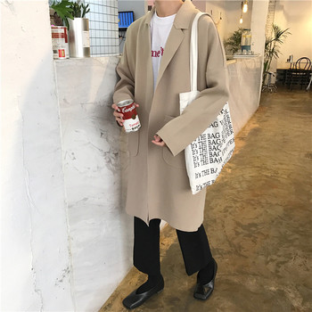 Стилно тънко дамско палто в широк модел