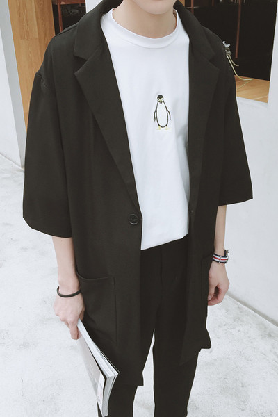 Καθαρίστε 3/4 μανίκι παλτό